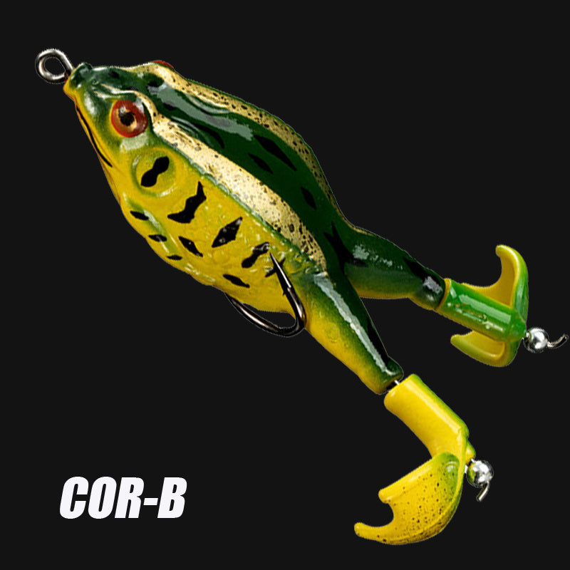 1pc Soft Frog Fishing Lures With Rotating Legs - Realistic Design For Increased Bites And Hookups - For Bass & Freshwater Fishing - Suitable for All Seasons - Great Gift for Anglers
