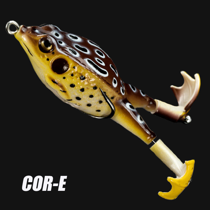 1pc Soft Frog Fishing Lures With Rotating Legs - Realistic Design For Increased Bites And Hookups - For Bass & Freshwater Fishing - Suitable for All Seasons - Great Gift for Anglers