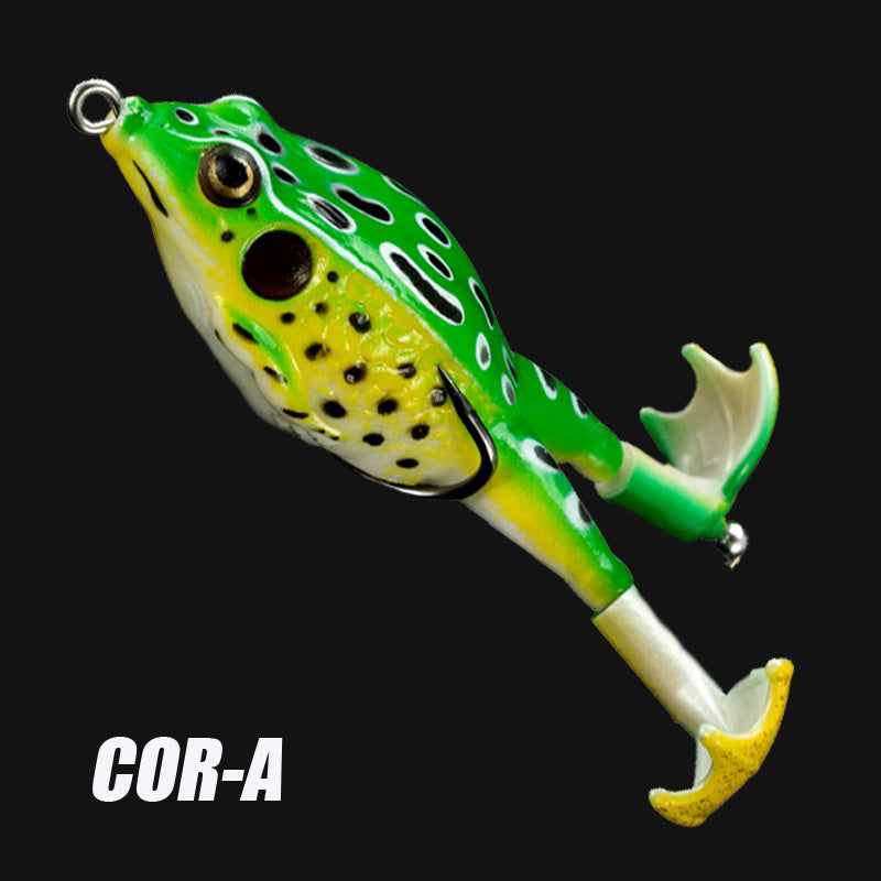 1pc Soft Frog Fishing Lures With Rotating Legs - Realistic Design For Increased Bites And Hookups - For Bass & Freshwater Fishing - Suitable for All Seasons - Great Gift for Anglers