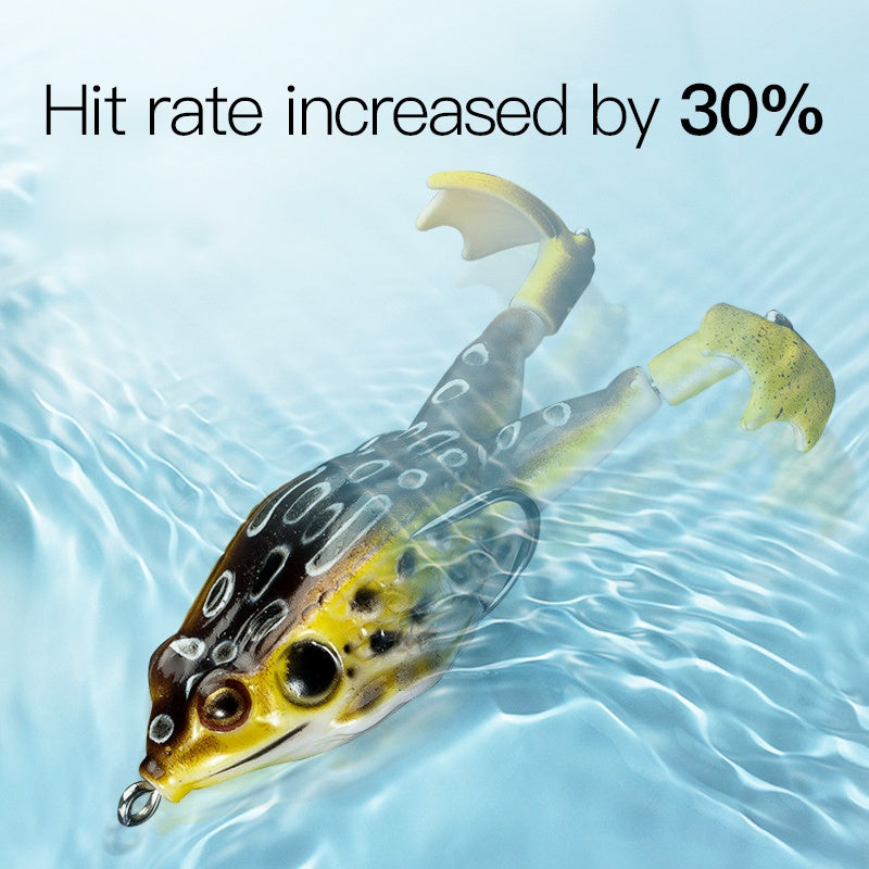 1pc Soft Frog Fishing Lures With Rotating Legs - Realistic Design For Increased Bites And Hookups - For Bass & Freshwater Fishing - Suitable for All Seasons - Great Gift for Anglers