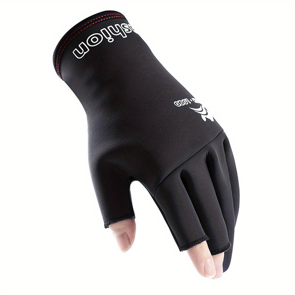 1pair Waterproof & Non-Slip Fishing Gloves - Perfect for Anglers! - For Men & Women - Suitable for Fishing & Outdoor Activities - Ideal Gift for Fishing Enthusiasts