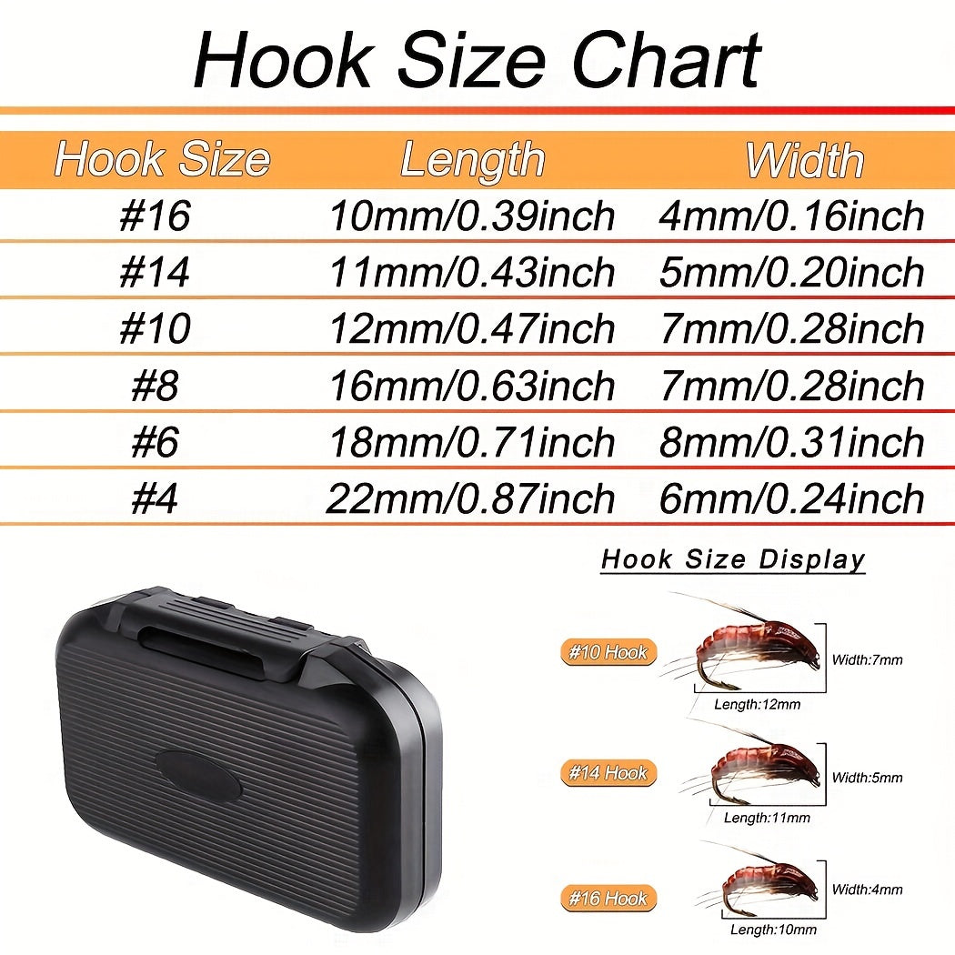 24/33/40/65/76/100/114pcs Fly Fishing Flies Kit, Handmade Fly Fishing Gear With Dry/Wet Flies, Streamers, Fly Assortment Trout Bass Fishing With Fly Box