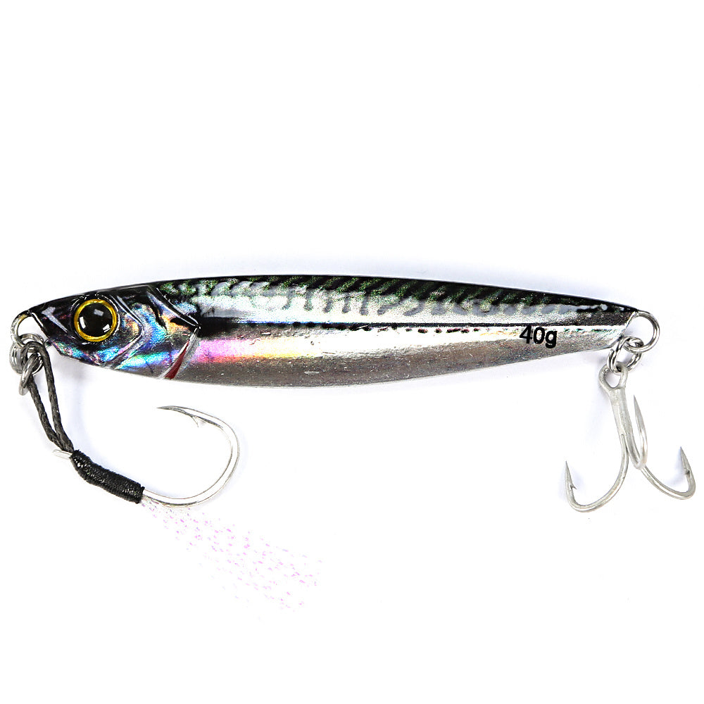 3D Metal Pencil Lure Bait - High-Quality Artificial Fishing Lure with Dual Sharp Hooks for Enhanced Catch Rate, Realistic Swimming Action, and Durable Construction for Outdoor Fishing Enthusiasts