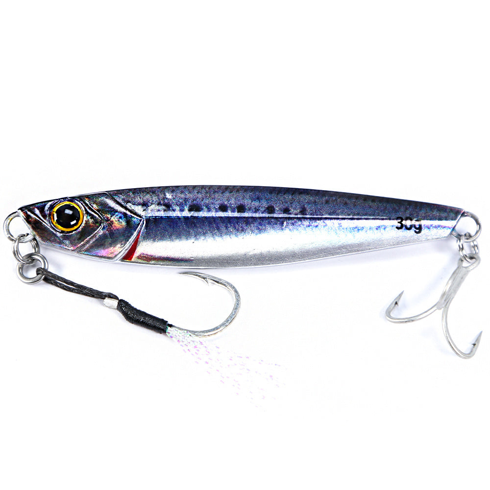 3D Metal Pencil Lure Bait - High-Quality Artificial Fishing Lure with Dual Sharp Hooks for Enhanced Catch Rate, Realistic Swimming Action, and Durable Construction for Outdoor Fishing Enthusiasts