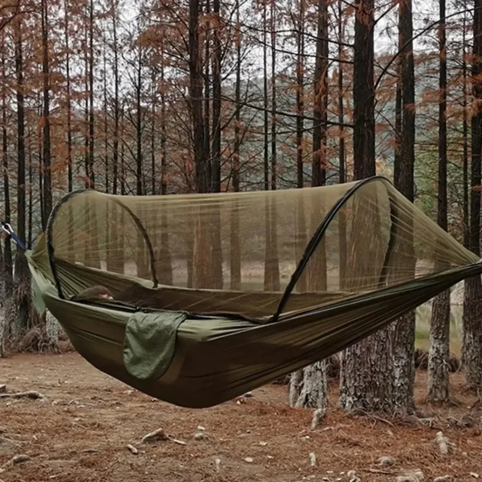 Camping Hammock with Mosquito Net Sleeping Tent Hammock Suitable Camping Hammock Outdoor Furniture for Garden