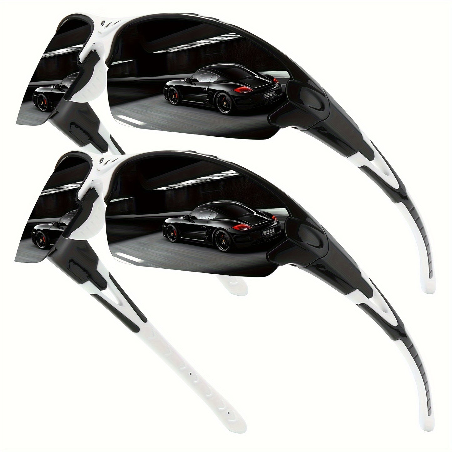 1pair/2pairs, Trendy Cool Wrap Around Polarized Sunglasses, For Men Women Outdoor Sports Party Vacation Travel Cycling Fishing Supplies Photo Props, Ideal Choice For Gifts