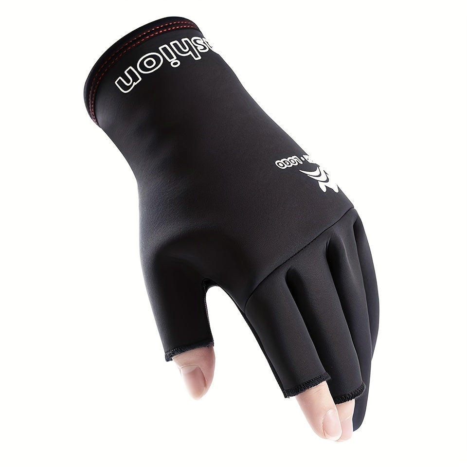 1pair Waterproof & Non-Slip Fishing Gloves - Perfect for Anglers! - For Men & Women - Suitable for Fishing & Outdoor Activities - Ideal Gift for Fishing Enthusiasts