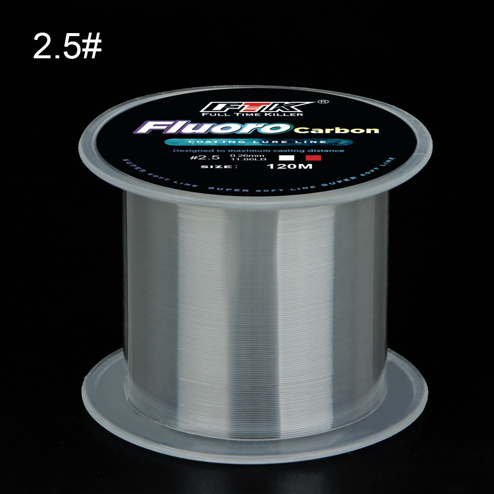 4724.41inch Micro Fluorocarbon Coating Nylon Monofilament Carp Fishing Line 0.20mm-0.60mm 7.15LB-45LB Carbon Fiber Leader Line Fishing Lure Wire Sinking Carp Line