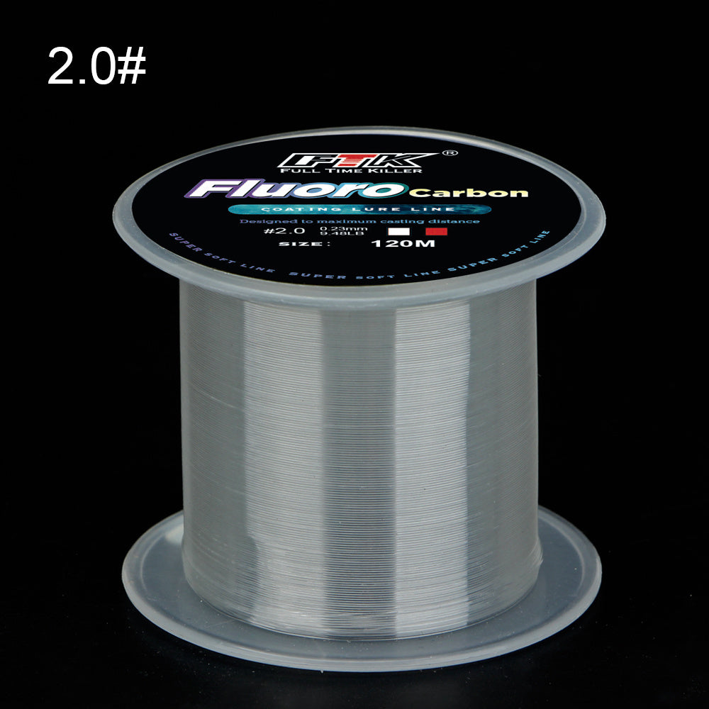 4724.41inch Micro Fluorocarbon Coating Nylon Monofilament Carp Fishing Line 0.20mm-0.60mm 7.15LB-45LB Carbon Fiber Leader Line Fishing Lure Wire Sinking Carp Line