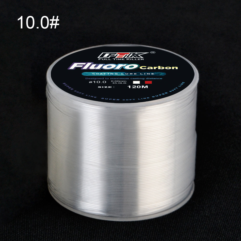 4724.41inch Micro Fluorocarbon Coating Nylon Monofilament Carp Fishing Line 0.20mm-0.60mm 7.15LB-45LB Carbon Fiber Leader Line Fishing Lure Wire Sinking Carp Line
