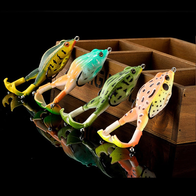 1pc Soft Frog Fishing Lures With Rotating Legs - Realistic Design For Increased Bites And Hookups - For Bass & Freshwater Fishing - Suitable for All Seasons - Great Gift for Anglers