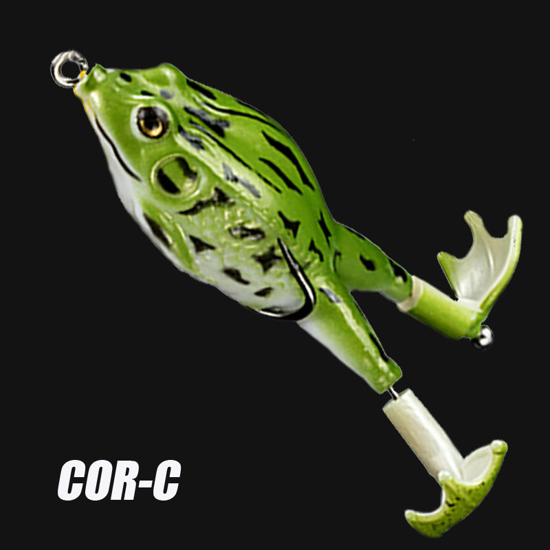 1pc Soft Frog Fishing Lures With Rotating Legs - Realistic Design For Increased Bites And Hookups - For Bass & Freshwater Fishing - Suitable for All Seasons - Great Gift for Anglers