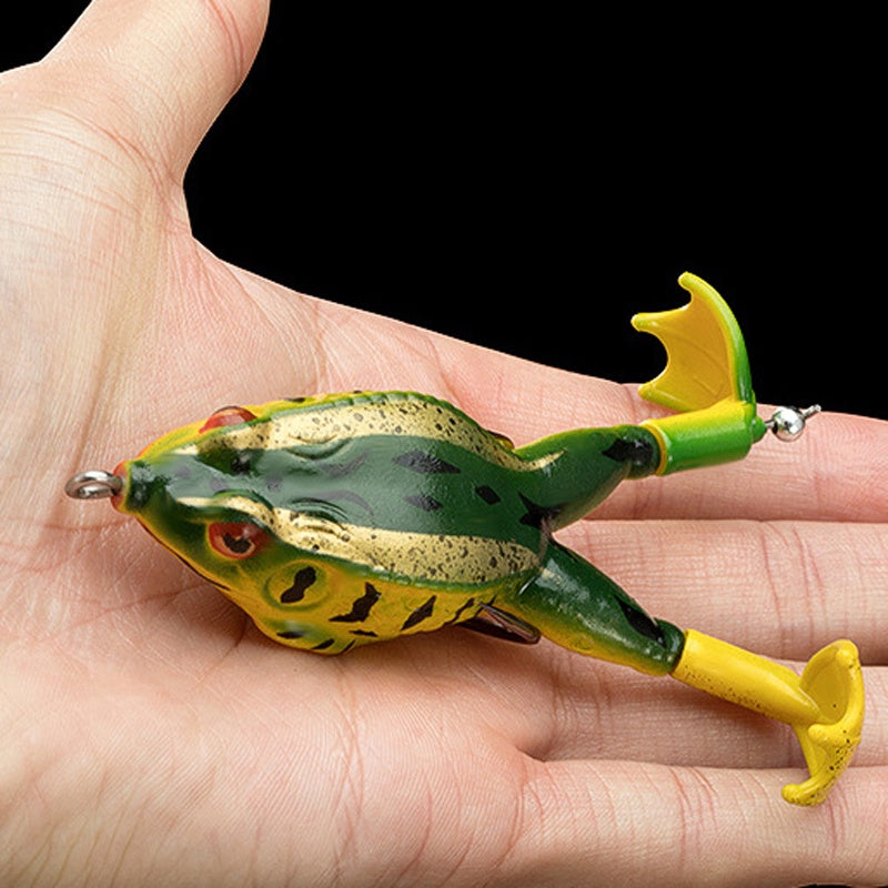 1pc Soft Frog Fishing Lures With Rotating Legs - Realistic Design For Increased Bites And Hookups - For Bass & Freshwater Fishing - Suitable for All Seasons - Great Gift for Anglers