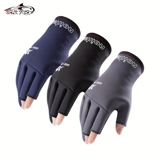 1pair Waterproof & Non-Slip Fishing Gloves - Perfect for Anglers! -  For Men & Women - Suitable for Fishing & Outdoor Activities - Ideal Gift for Fishing Enthusiasts