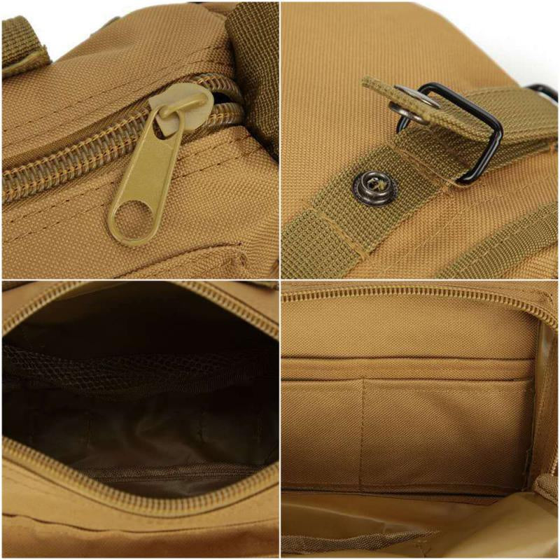 Army Green Tactical Waist Bag | Molle-Compatible, Hydrophobic, Multi-Pocket Design for Camping & Outdoor Adventures