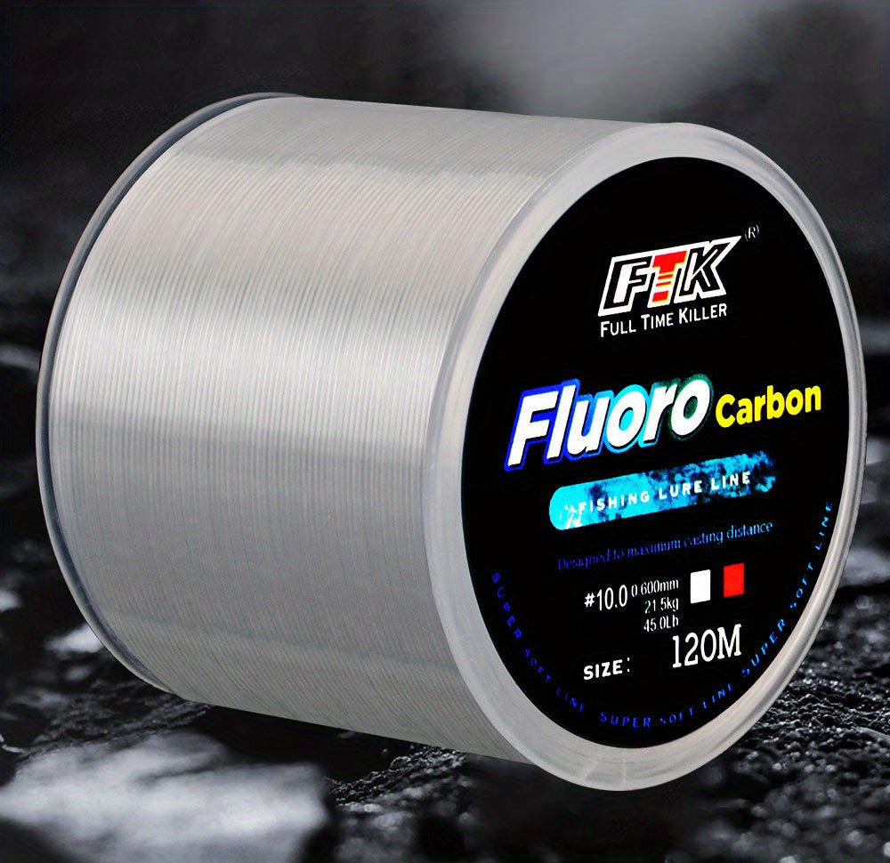 4724.41inch Micro Fluorocarbon Coating Nylon Monofilament Carp Fishing Line 0.20mm-0.60mm 7.15LB-45LB Carbon Fiber Leader Line Fishing Lure Wire Sinking Carp Line