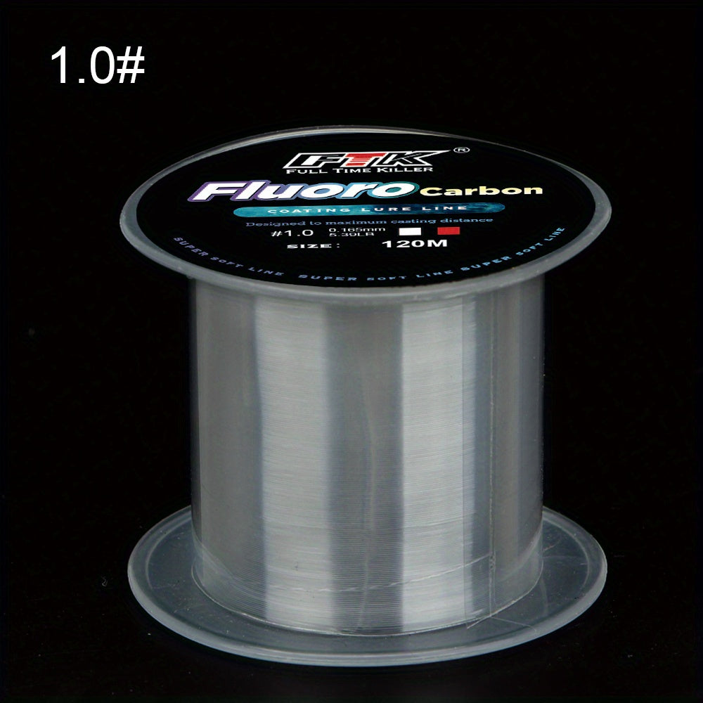 4724.41inch Micro Fluorocarbon Coating Nylon Monofilament Carp Fishing Line 0.20mm-0.60mm 7.15LB-45LB Carbon Fiber Leader Line Fishing Lure Wire Sinking Carp Line