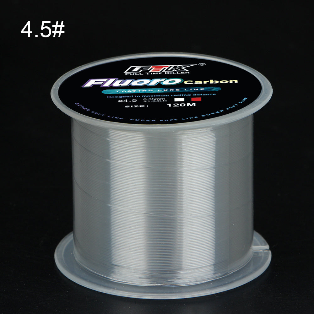 4724.41inch Micro Fluorocarbon Coating Nylon Monofilament Carp Fishing Line 0.20mm-0.60mm 7.15LB-45LB Carbon Fiber Leader Line Fishing Lure Wire Sinking Carp Line