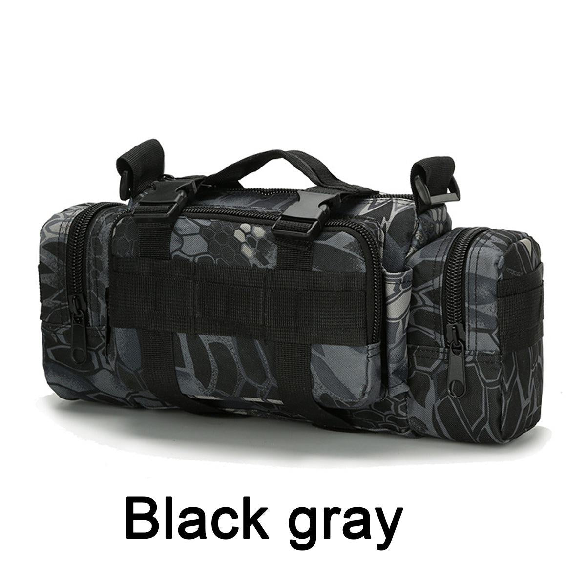 Army Green Tactical Waist Bag | Molle-Compatible, Hydrophobic, Multi-Pocket Design for Camping & Outdoor Adventures