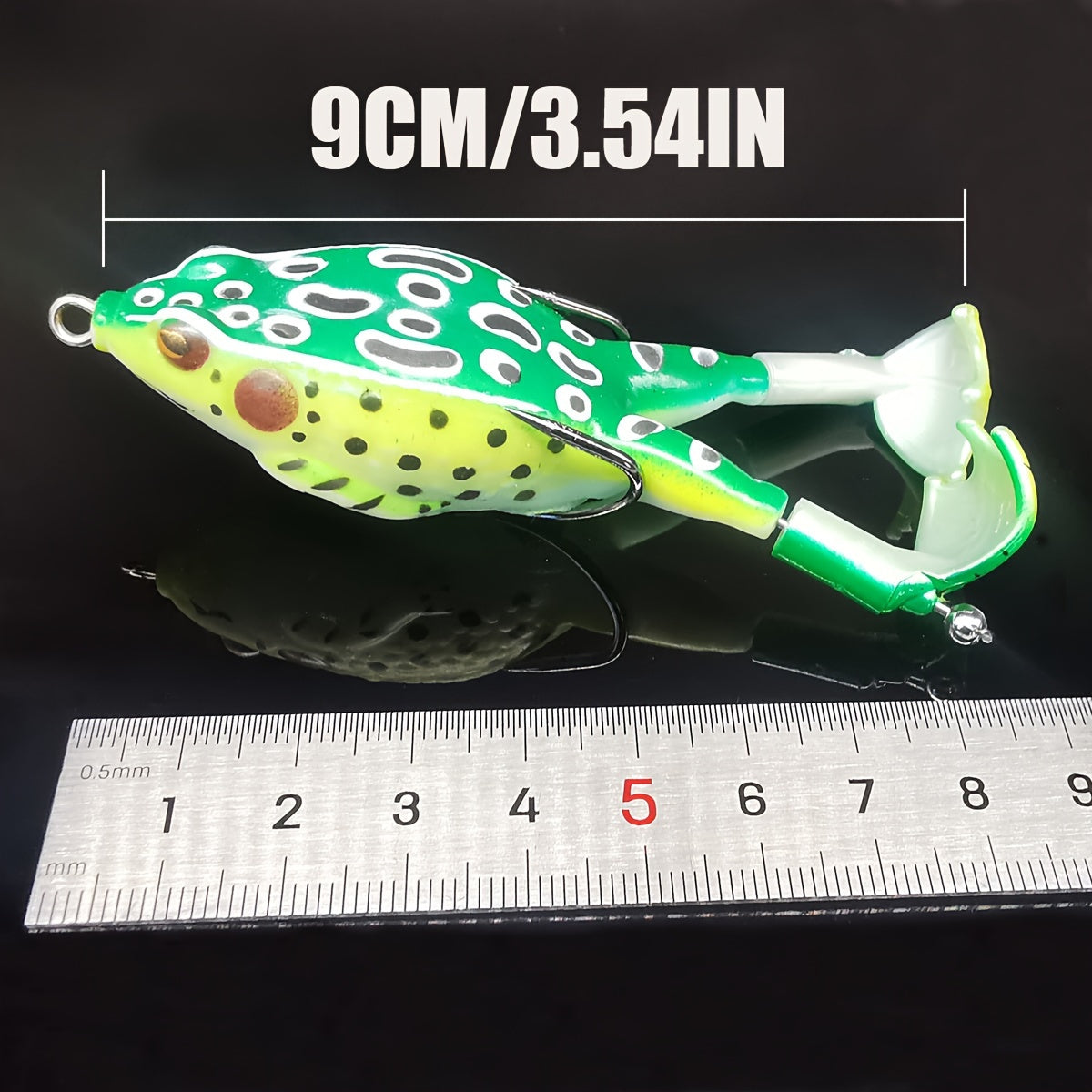1pc Soft Frog Fishing Lures With Rotating Legs - Realistic Design For Increased Bites And Hookups - For Bass & Freshwater Fishing - Suitable for All Seasons - Great Gift for Anglers
