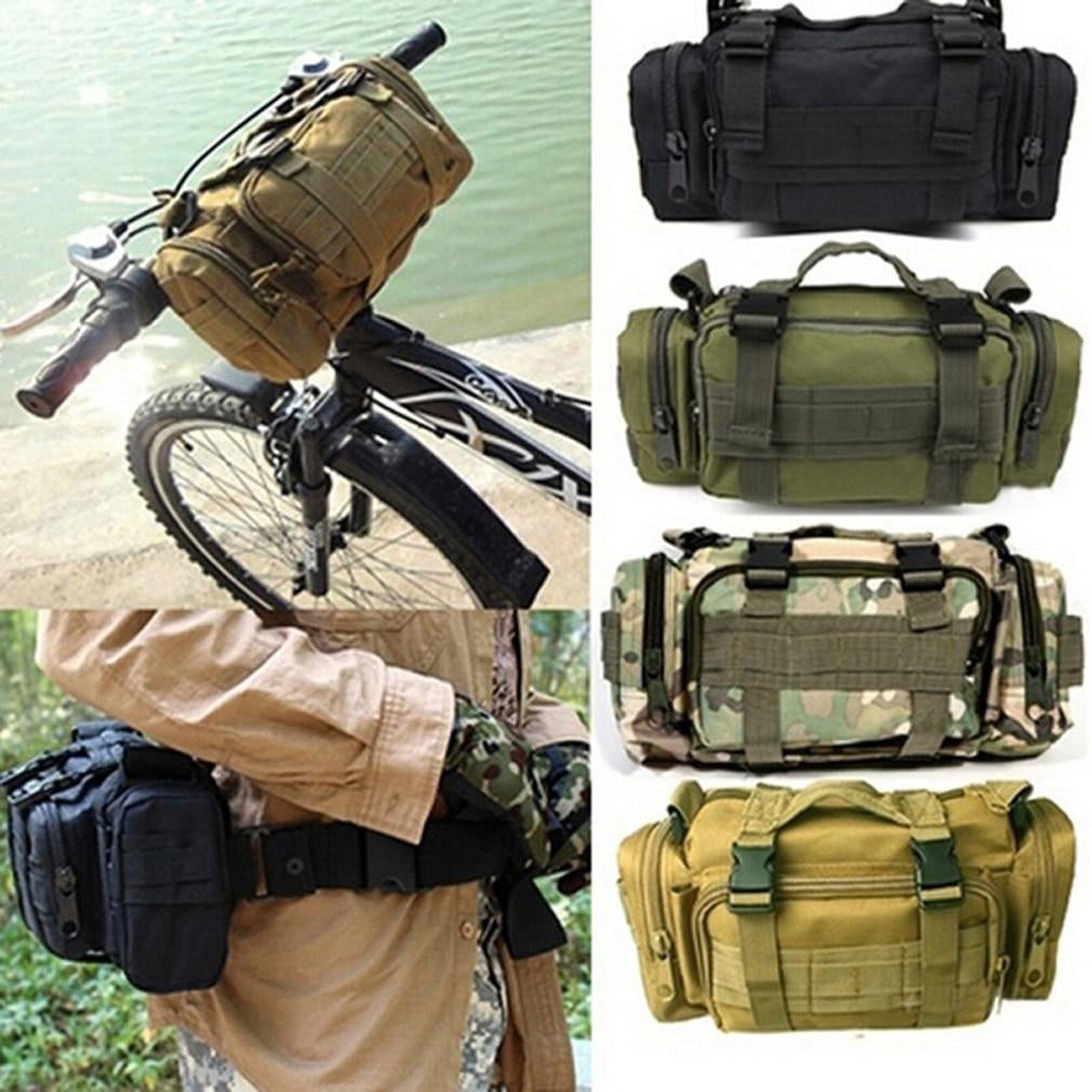 Army Green Tactical Waist Bag | Molle-Compatible, Hydrophobic, Multi-Pocket Design for Camping & Outdoor Adventures