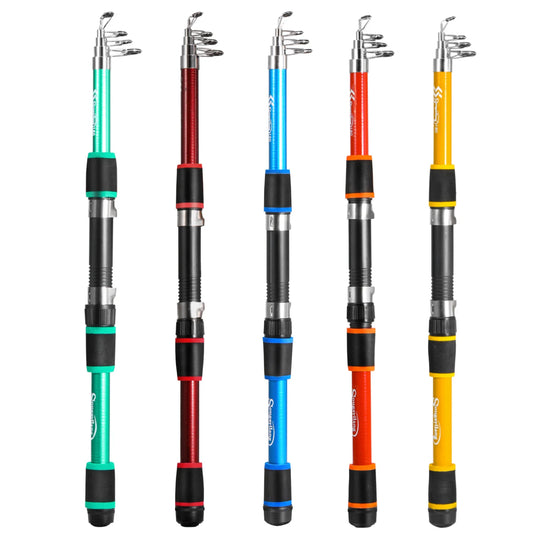 Sougayilang 1.8M Spinning Fishing Rod M Power Telescopic Children Fishing Telescopic Rock Fishing Pole Carp Feeder Surf Beginner