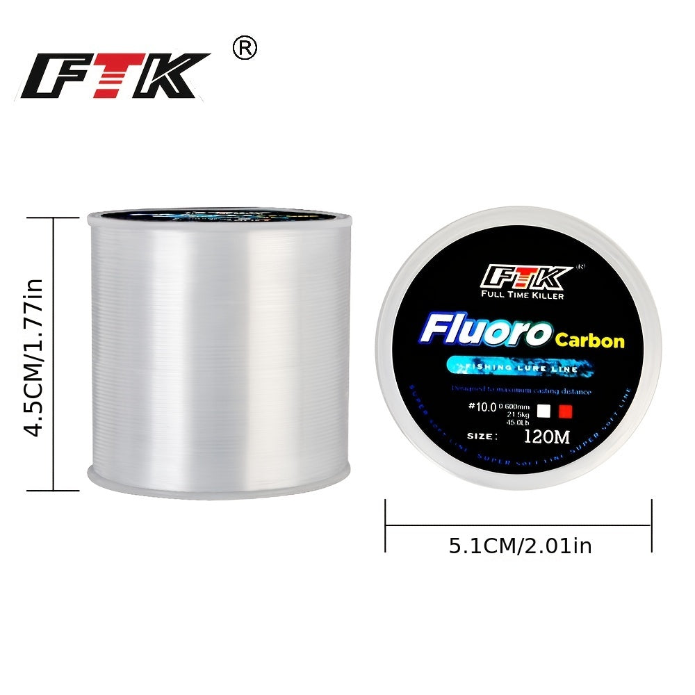 4724.41inch Micro Fluorocarbon Coating Nylon Monofilament Carp Fishing Line 0.20mm-0.60mm 7.15LB-45LB Carbon Fiber Leader Line Fishing Lure Wire Sinking Carp Line