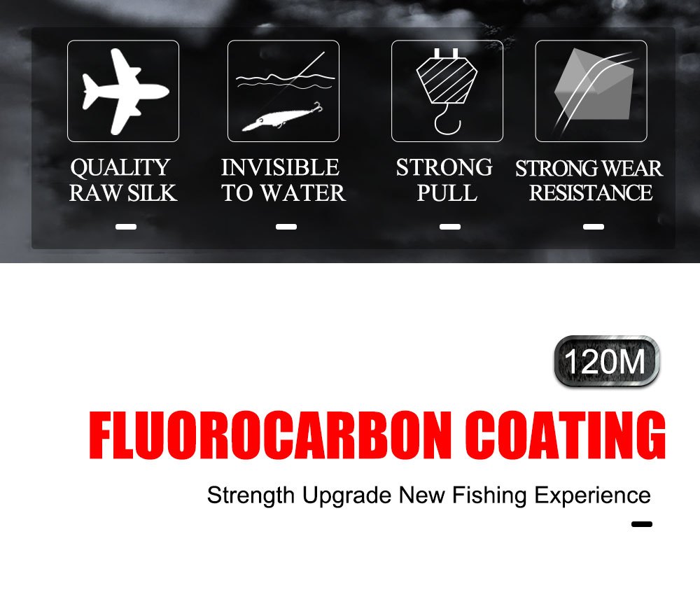 4724.41inch Micro Fluorocarbon Coating Nylon Monofilament Carp Fishing Line 0.20mm-0.60mm 7.15LB-45LB Carbon Fiber Leader Line Fishing Lure Wire Sinking Carp Line