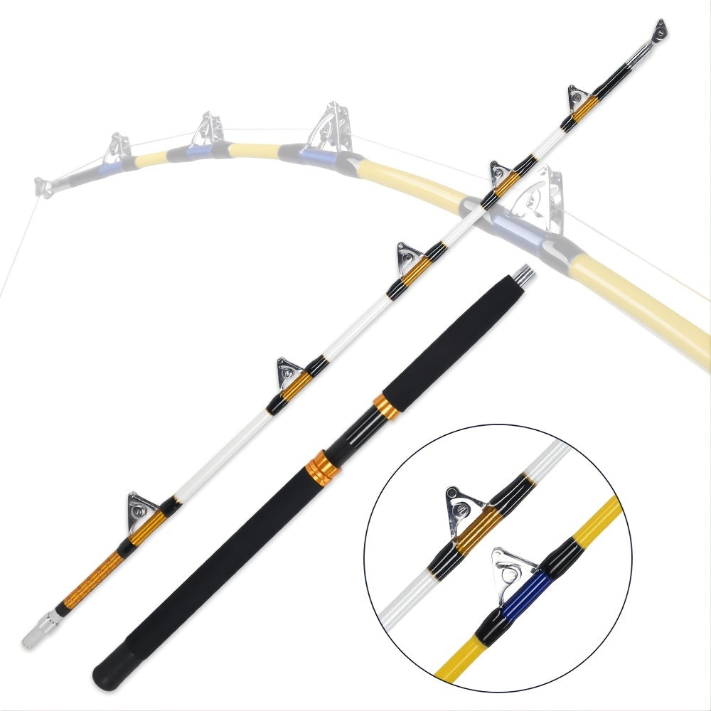 2-Section Trolling Rod - Big Game Saltwater Slow Jigging Fishing Rod for Grouper, 80-180lbs/100-200lbs, 165cm/5.4ft Length