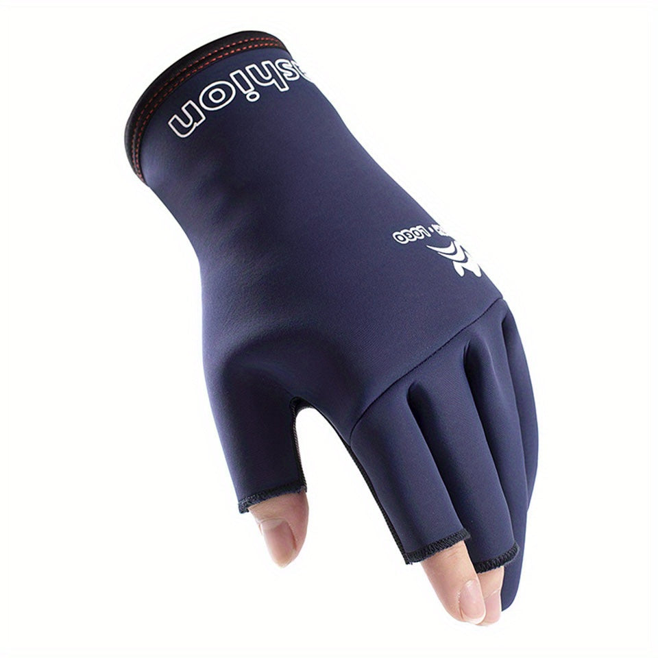 1pair Waterproof & Non-Slip Fishing Gloves - Perfect for Anglers! -  For Men & Women - Suitable for Fishing & Outdoor Activities - Ideal Gift for Fishing Enthusiasts
