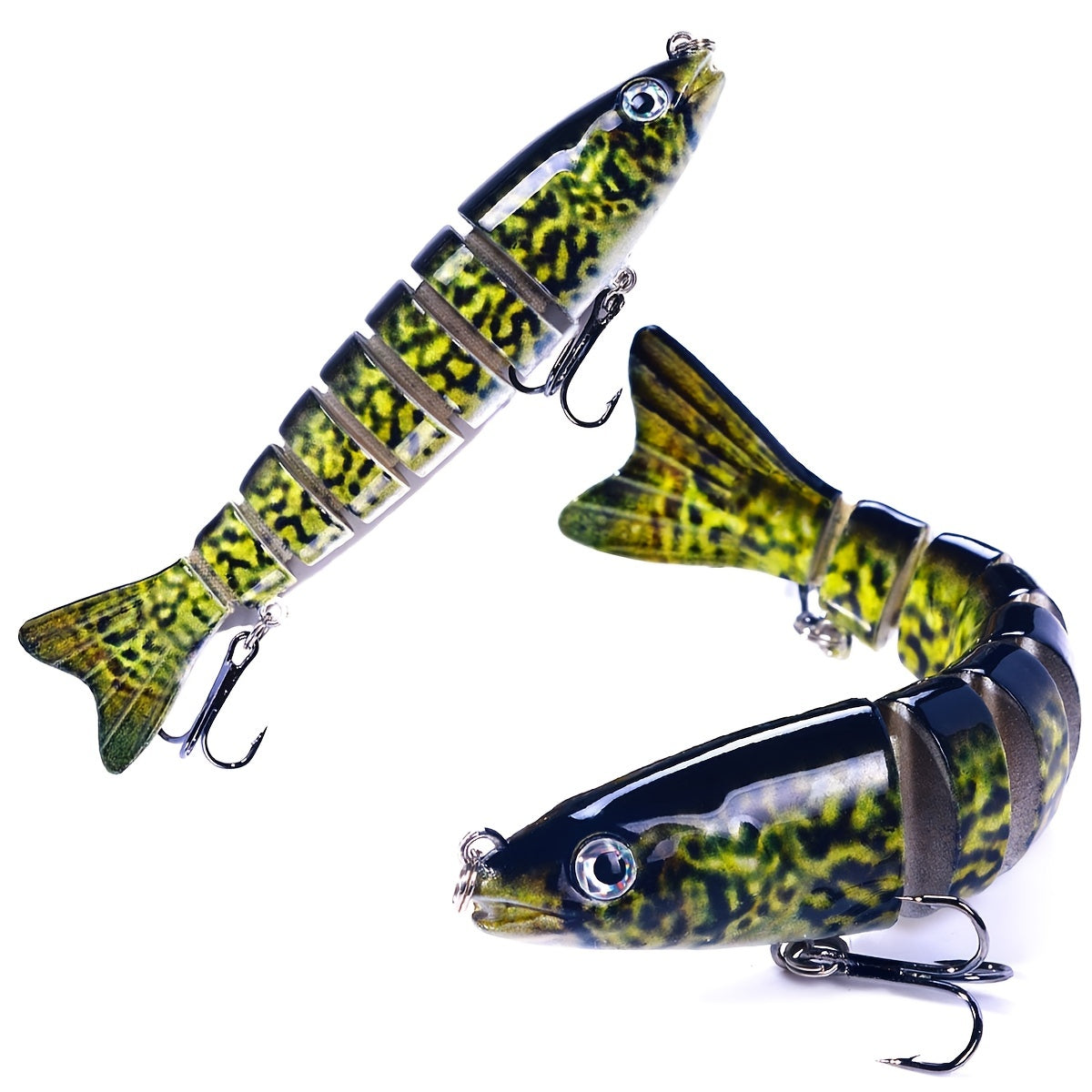 12pcs Sinking Jointed Bait Fishing Lures Box Kit - 5.04in (12.8cm) 18g - Catch More Fish!